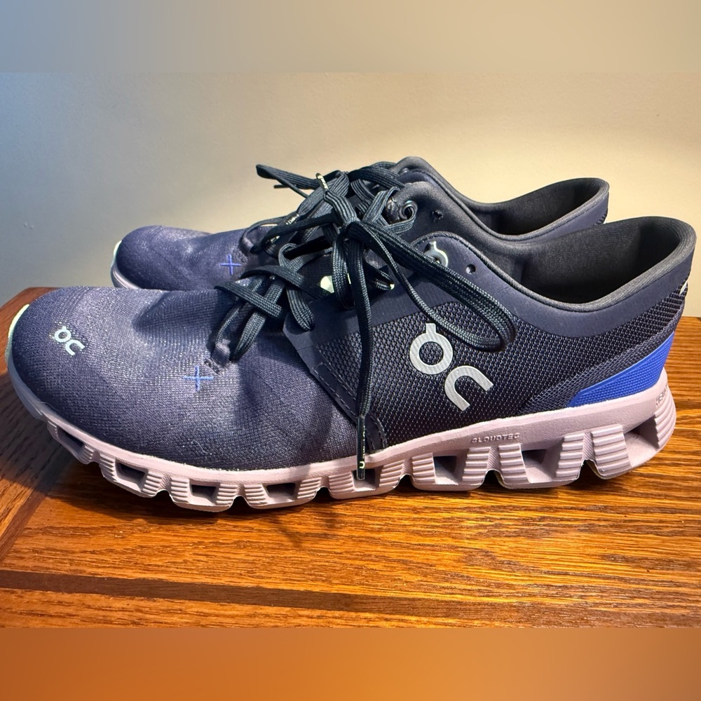 On Running On Cloud X3 Midnight/Heron Women’s size 9 - Picture 2 of 12